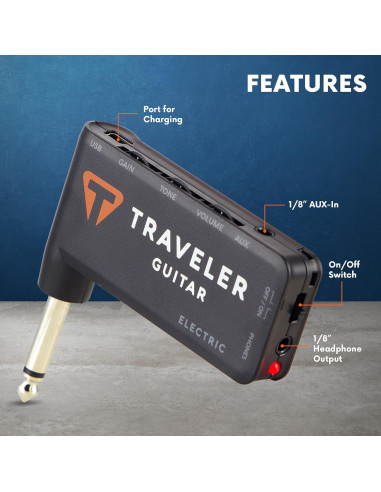 Amplificador de auriculares Traveler Guitar TGA-1E 1W