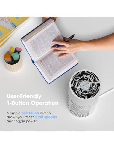 Purificador de Aire Nuwave OxyPure HEPA 2025 para 79.7 m