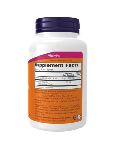 Vitamina C-1000 NOW Foods con Escaramujo, 100 Tabletas 2