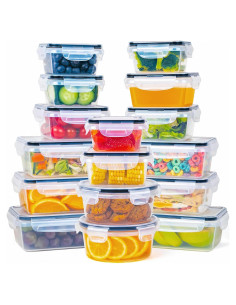 Contenedor de Almacenamiento de Alimentos FOOYOO 32 Piezas Hermético