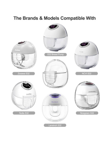 8 Piezas Válvulas de Pico de Pato Gowing para Extractor de Leche Materna S32