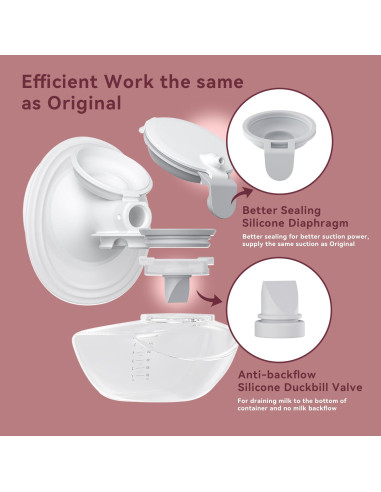 Diafragma de Silicona Momcozy M9 - Paquete de 6 Piezas Libre de BPA