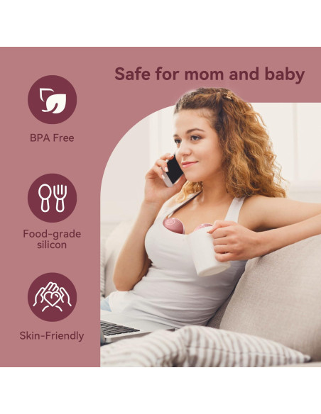 Diafragma de Silicona Momcozy M9 - Paquete de 6 Piezas Libre de BPA