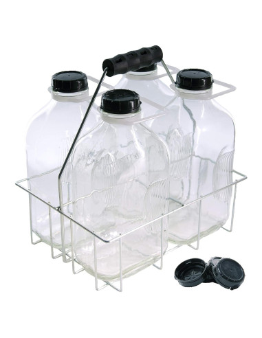 Botellas de Vidrio Pesadas North Mountain Supply 64 Oz - 4 Pzas