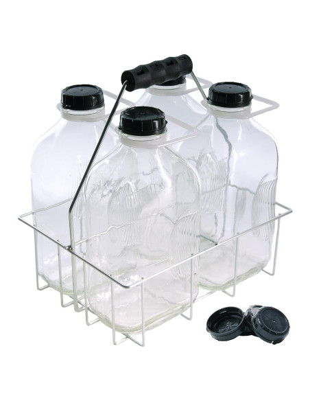 Botellas de Vidrio Pesadas North Mountain Supply 64 Oz - 4 Pzas