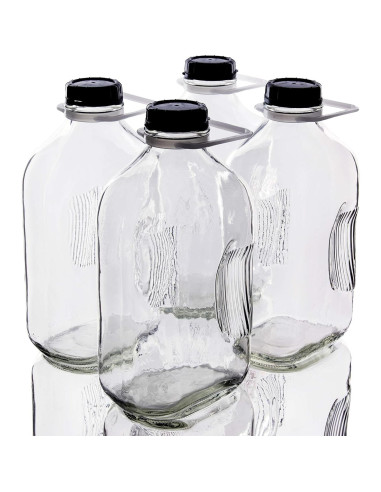 Botellas de Vidrio Pesadas North Mountain Supply 64 Oz - 4 Pzas