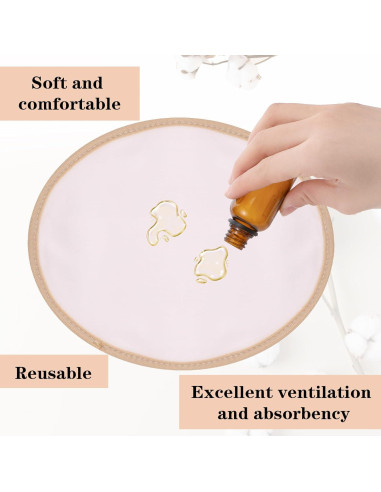 Paquete de 2 Almohadillas de Aceite de Ricino HJZHII 23.5cm