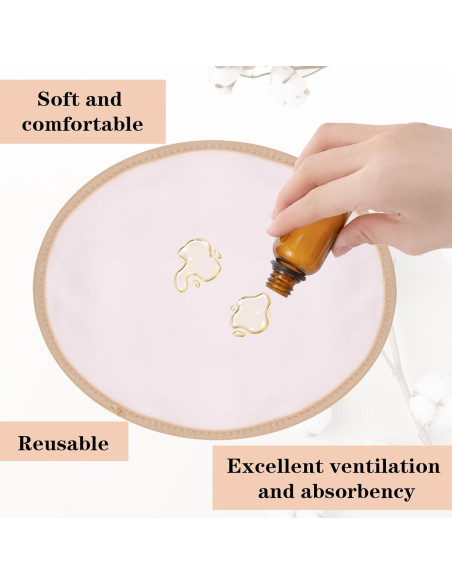 Paquete de 2 Almohadillas de Aceite de Ricino HJZHII 23.5cm