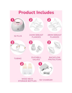 Bomba Eléctrica de Leche Materna Spectra S2 Plus - Libre de BPA 2