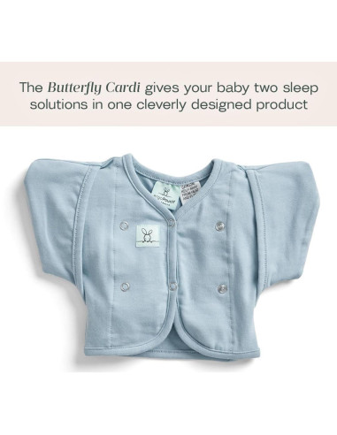 ergoPouch Cárdigan Mariposa 0.2 TOG para Bebés 2-6 Meses