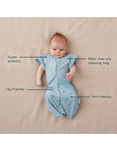 ergoPouch Cárdigan Mariposa 0.2 TOG para Bebés 2-6 Meses