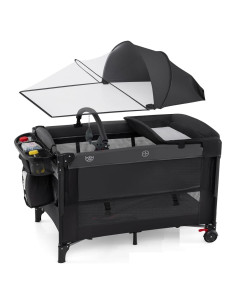 Cuna 5-en-1 BABY JOY con Dosel y Cambiador Ajustable