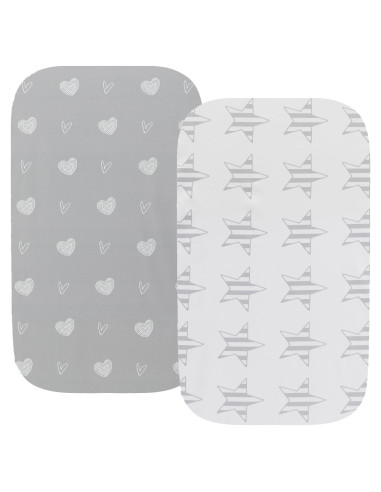 Sábanas Impermeables para Cuna Fadacudan 2 Piezas Jersey Suave