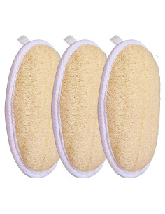 Esponja Exfoliante Natural de Lufa Jaunty - Paquete de 3 Piezas