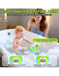 Termómetro de baño Pircaath para bebés - Impermeable y seguro 2