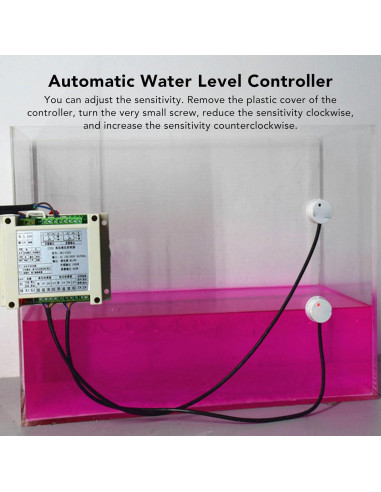 Controlador de Nivel de Agua Topyond, Sensibilidad Ajustable AC100-260V