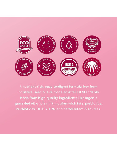 Fórmula de Leche Entera A2 Serenity Kids 360g - Orgánica