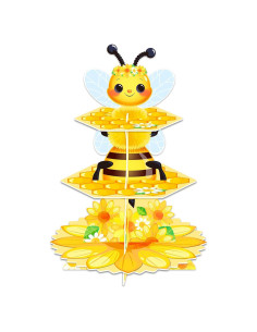 Soporte para Cupcakes de Abeja WEEPA 3 Niveles Decoración Fiesta