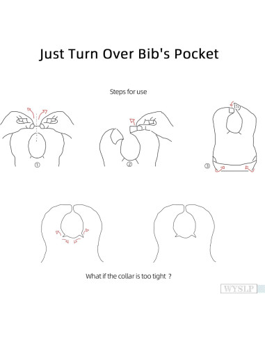 Baberos Desechables para Bebés Sirena 25pcs Impermeables