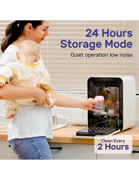 Secador de Botellas para Bebés NCVI 12L con Luz UV