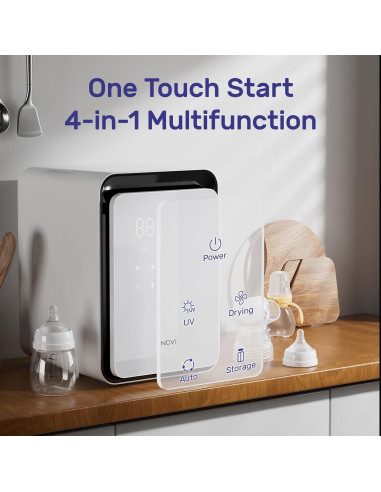 Secador de Botellas para Bebés NCVI 12L con Luz UV
