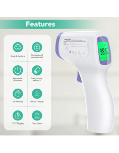 Termómetro Digital Infrarrojo Sin Contacto Maguja RN-50A 2