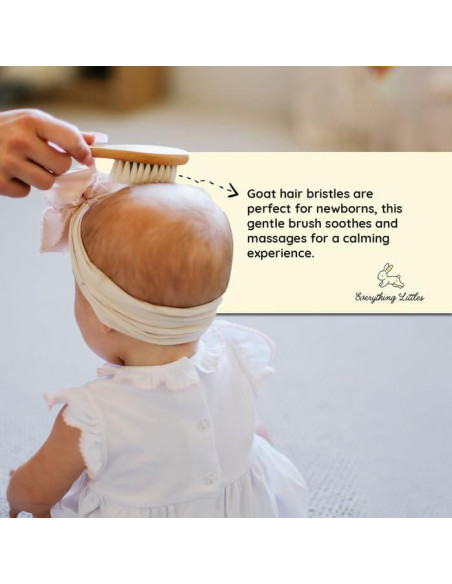 Juego de Cepillos de Madera para Bebés Everything Littles - 3 Piezas