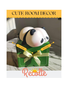 Luz Nocturna Panda Recolte LED Recargable 3 Niveles 13.1cm 2