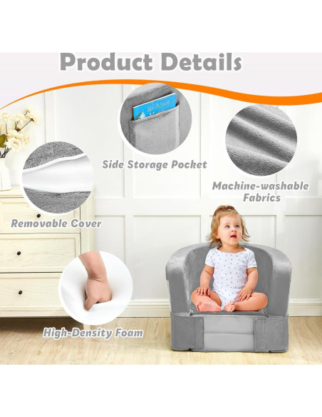 Cama de Viaje 2-en-1 QUCHI para Niños Pequeños - Plegable y Portátil