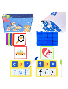 Juego de Ortografía CVC de Madera AquaArcc - 110 Piezas