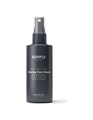 After Shave Sin Alcohol Supply 59 ml Sándalo y Cedro Piel Sensible