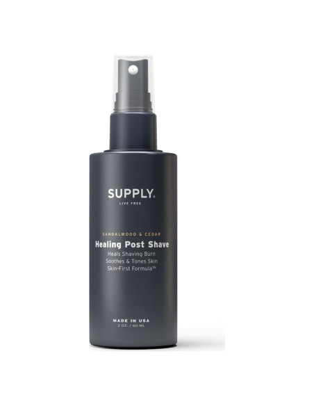 After Shave Sin Alcohol Supply 59 ml Sándalo y Cedro Piel Sensible