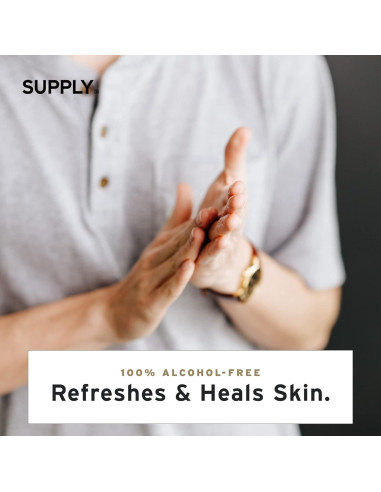 After Shave Sin Alcohol Supply 59 ml Sándalo y Cedro Piel Sensible