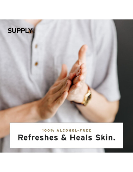 After Shave Sin Alcohol Supply 59 ml Sándalo y Cedro Piel Sensible