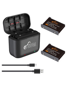 Baterías de Reemplazo Pickle Power para Insta360 ONE X3 - 2 Unidades