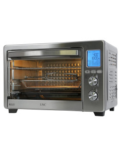 Horno de Aire LNC 34QT 1750W 12-en-1 Acero Inoxidable Plata