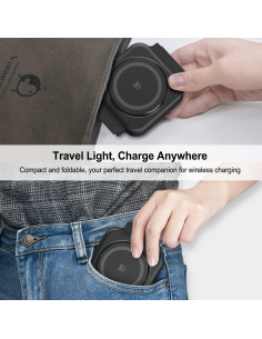 Cargador Inalámbrico 3 en 1 Asooaek para iPhone y Apple Watch 2