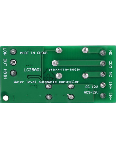 Módulo Controlador de Nivel de Agua YWBL-WH LC25A01 12-15V