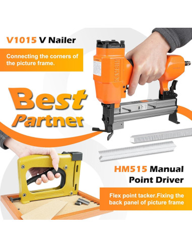 Clavadora Neumática KAMSIN V1015 para Marcos de Fotos