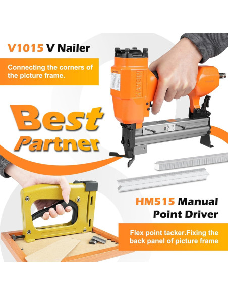 Clavadora Neumática KAMSIN V1015 para Marcos de Fotos