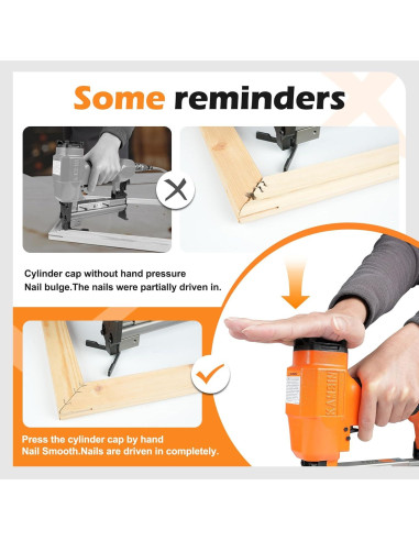 Clavadora Neumática KAMSIN V1015 para Marcos de Fotos