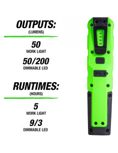 Luz de Trabajo LED OEMTOOLS 32132 15.24 cm 200LM Recargable 2