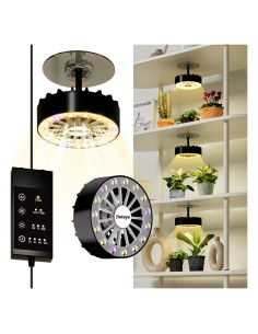 Luces de Crecimiento LED Dotoya con Ventilador y Temporizador