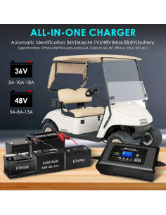 Cargador Inteligente de Batería 36V 48V Club Car Cuscos 2