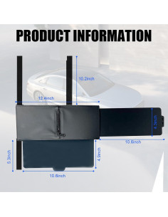 Extensión de Visera Solar para Automóvil Sinytuto 31x15cm UV 2