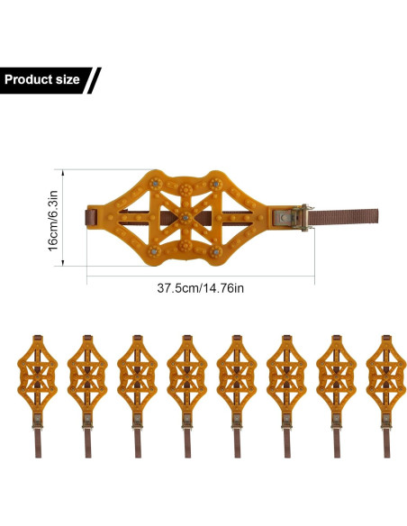 Cadenas de Nieve Ajustables WWFGYX WG-009 para Vehículos 165-275mm