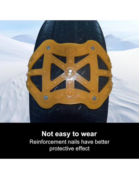 Cadenas de Nieve Ajustables WWFGYX WG-009 para Vehículos 165-275mm