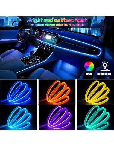 Luces LED interiores para coche Latamil FWD2 RGB 2 en 1