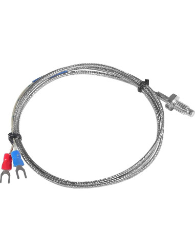 Sonda de Temperatura Tipo K Alinan 1M M6 0-400C 2 Pcs