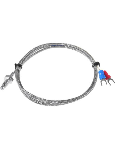 Sonda de Temperatura Tipo K Alinan 1M M6 0-400C 2 Pcs